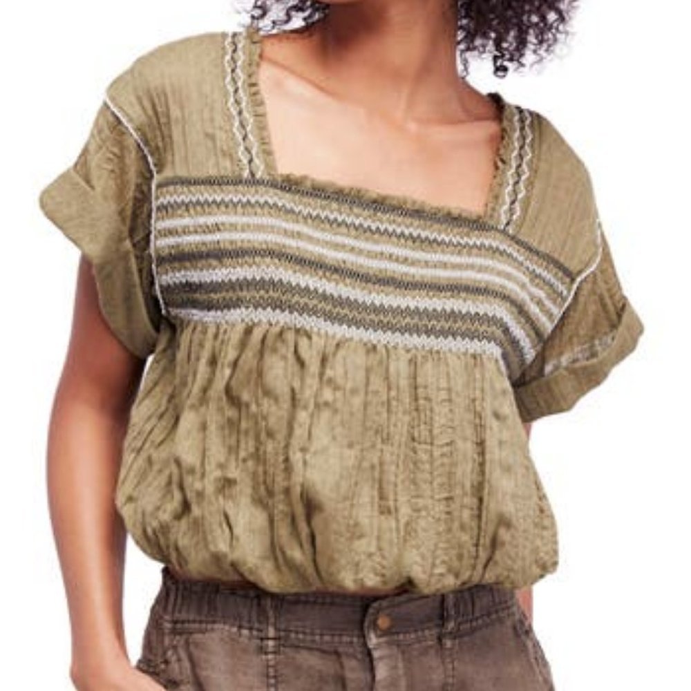 🆕️ Free People Womens Wandering Skies Crop Top